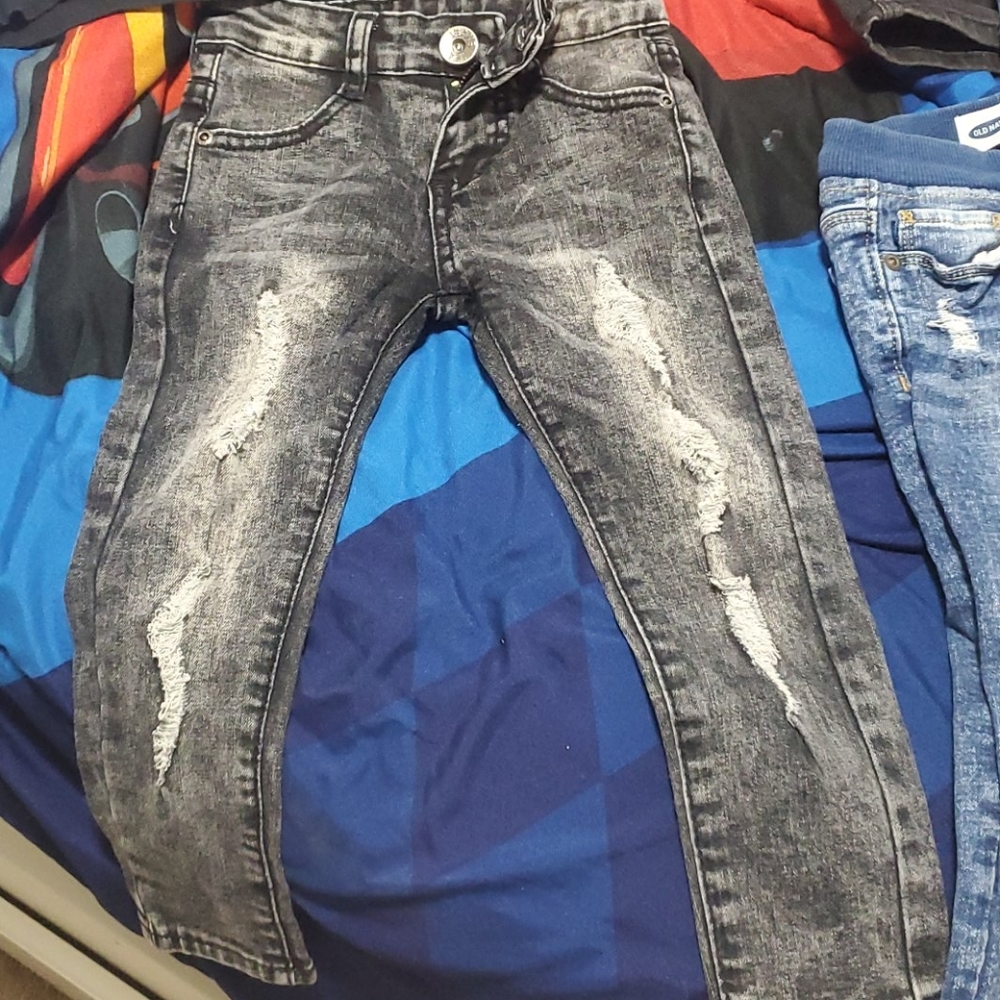 Jeans and tops